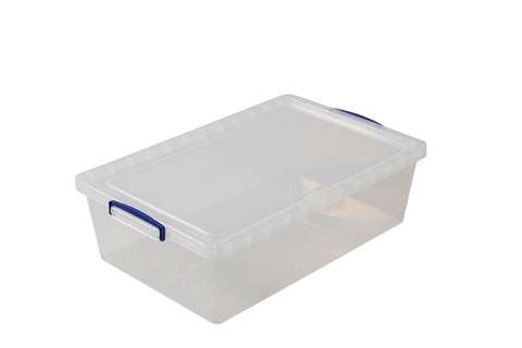 Transparent box lid included 695x440x230 mm - 43l - nestable
