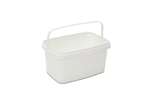 Pack - rectangular bucket 5.6l with plastic bracket - without lid