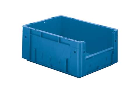 Rainbow - Euronorm 400x300x175 - frontal opening - 15l - bottom and sides closed  Rainbow - Euronorm 400x300x175 - frontal opening - 15l - bottom and sides closed