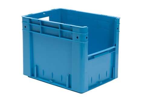 Rainbow - Euronorm 400x300x320 - frontal opening - 29l - bottom and sides closed  Rainbow - Euronorm 400x300x320 - frontal opening - 29l - bottom and sides closed