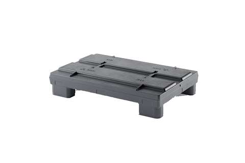 Cabka - Sleeve box 1235x830x954mm - 4 feet - with flap door  Cabka - Sleeve box 1235x830x954mm - 4 feet - with flap door