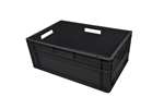Euronorm warehouse bin - 600x400x240 mm with frontal opening - regenerate