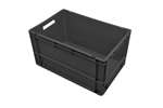Euronorm warehouse bin - 600x400x320 mm with frontal opening - regenerate