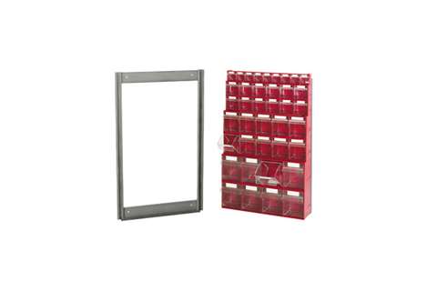 Metal wall frame 610x40x1000 mm - series 7000
