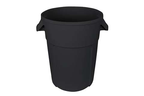 Round waste bin 85l - ø560x630mm without lid