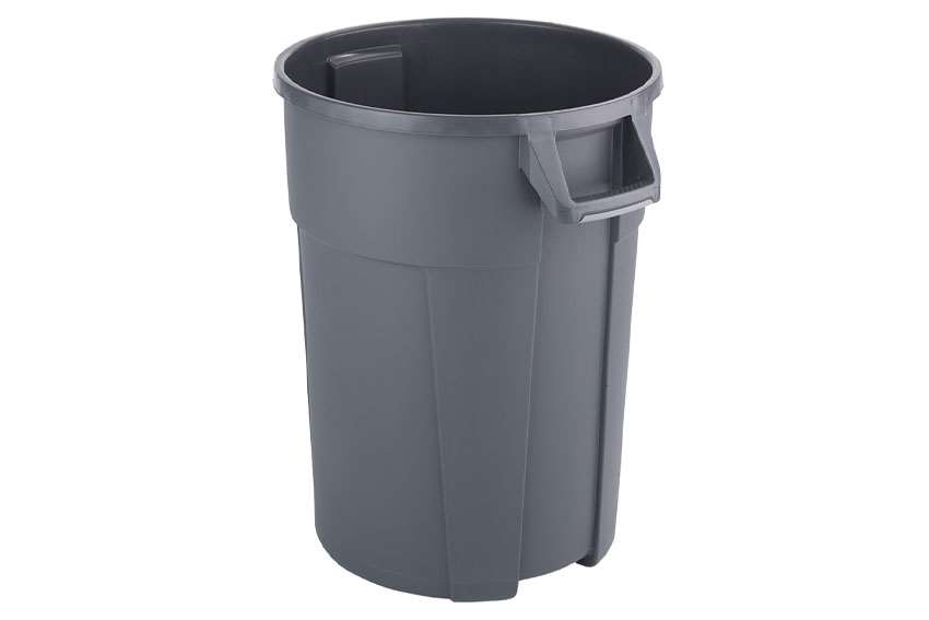 Conteneur poubelle rond avec couvercle, Conteneurs poubelles et  collecteurs déchets