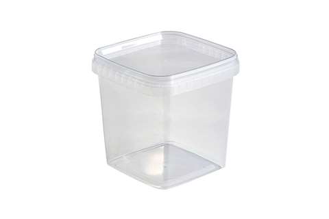 Pot 195x195 - 2000ml - excl. lid serie unipak square