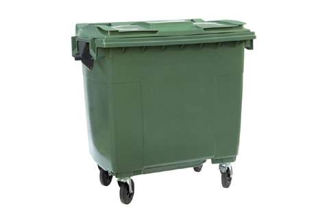 Maxi-container on 4 casters - 770 l coloured