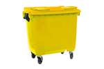 Maxi-container on 4 casters - 770l coloured body + coloured lid