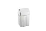 Waste bin with hinged lid 12l 250x200x400mm