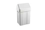 Waste bin with hinged lid 50l 400x320x660mm