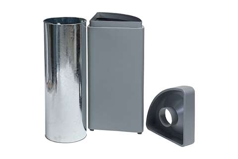 Probbax - Modular fire-resistant container - 36l - 1/4 circle  Probbax - Modular fire-resistant container - 36l - 1/4 circle