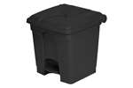 Probbax - Rectangular step-on waste bin 30l 410x398x435mm - 50% recycled