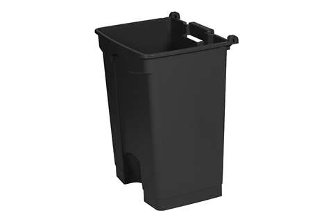 Probbax - Rectangular step-on waste bin 70l - 495x412x673mm - 50% recycled  Probbax - Rectangular step-on waste bin 70l - 495x412x673mm - 50% recycled