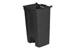 Probbax - Rectangular step-on waste bin 90l 500x412x820mm - 50% recycled