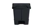 Probbax - Rectangular pedal bin 20L - double inner bucket - 360x330x430mm 