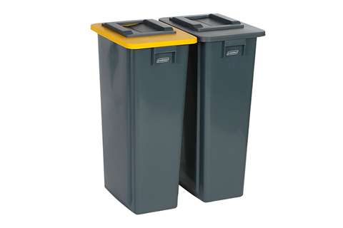 Waste separation receptacle 80 l 320 x 460 x 762 mm