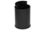 Probbax - Round waste basket 10l - 2 compartiments insert black 5l