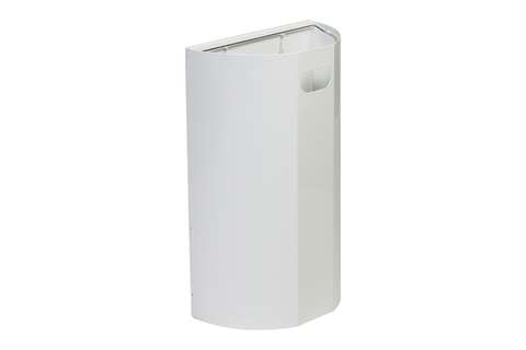 Probbax - Half-round wall bin - 40l - 350x190x495mm - incl. wall mounting  Probbax - Half-round wall bin - 40l - 350x190x495mm - incl. wall mounting