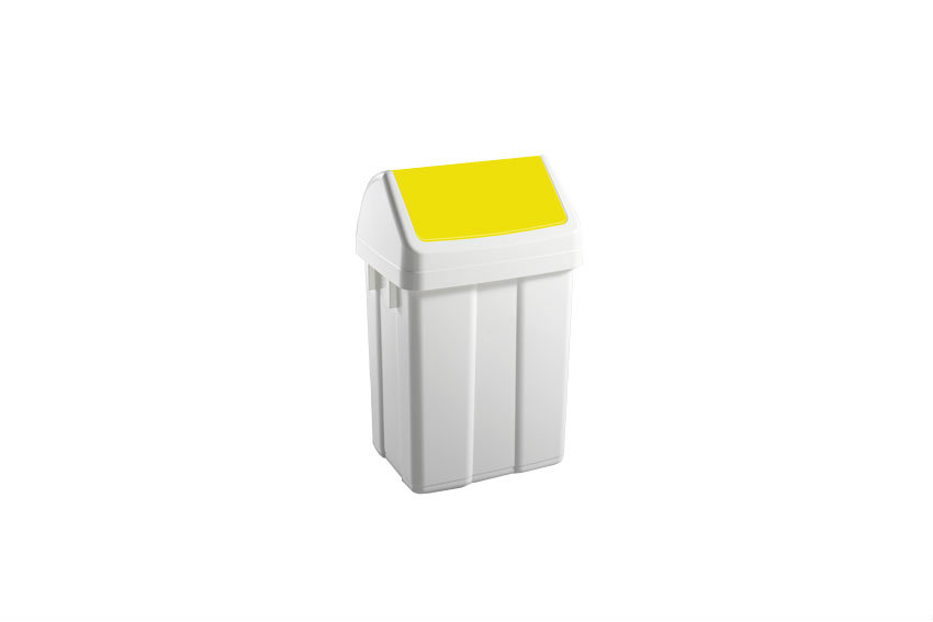 Swing lid bins