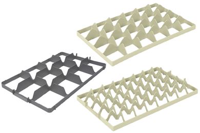 Dividers glazen en borden (separator)