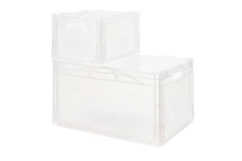 Euronorm transparent bins
