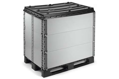 Foldable stacking frame & sleeve box