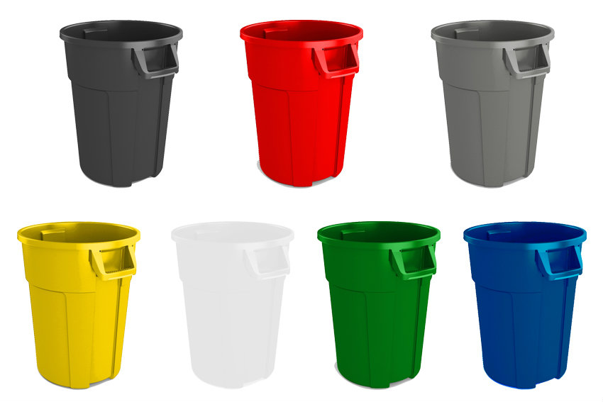 Cylindrical wastebins - Probbax