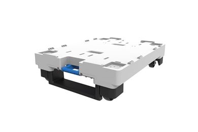 Dolly (container) met pedaalsysteem