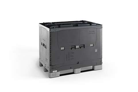 Basefold 708l - 1210x811x988mm - 3 latten - incl. deksel - 2 klapdeuren