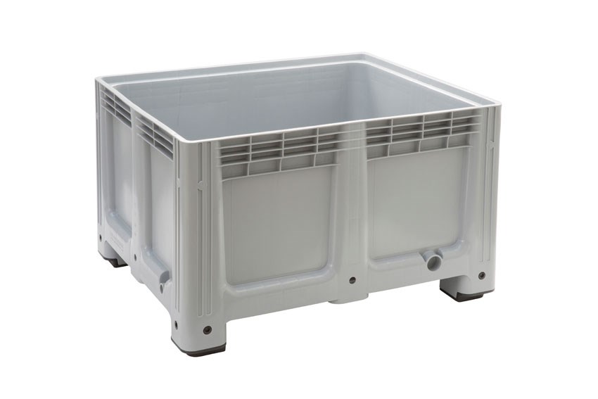 Palettenbox 1200x1000x760mm - geschlossen - 4 Füße 