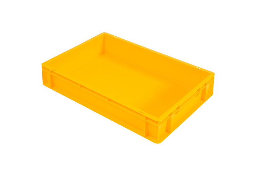 EN Stacking bin Budget Color 20l - 600x400x120mm - closed sides and bottom 