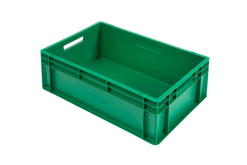 EN Stacking bin Budget Color 42l - 600x400x220mm - closed sides and bottom 