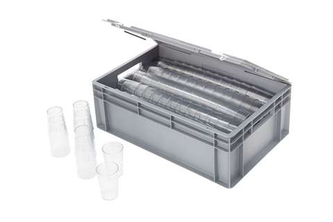 Transportbox für Mehrwegbecher - 600x400x220mm