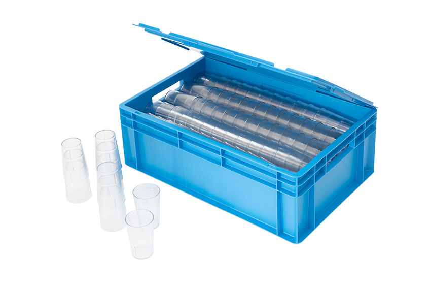 Koffer voor hardcups - 600x400x220mm 