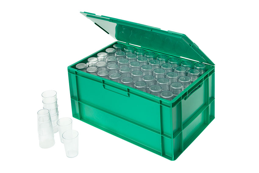 Koffer voor hardcups - 600x400x320mm 