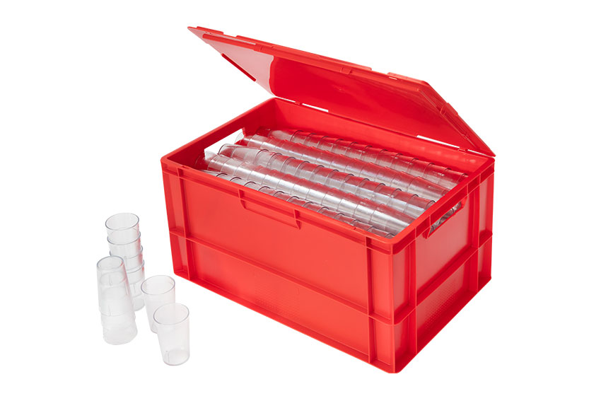 Koffer voor hardcups - 600x400x320mm 