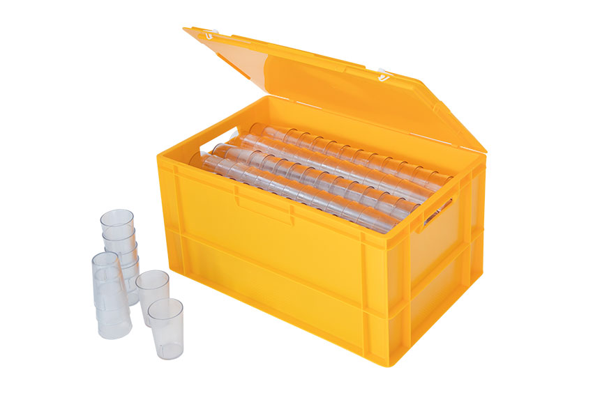 Koffer voor hardcups - 600x400x320mm 