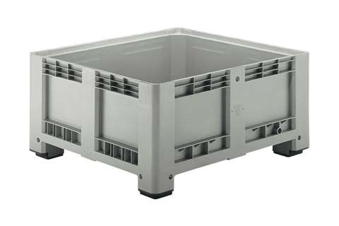 Pallet box 1200x1000x580 mm - closed - 4 feet - 430 l