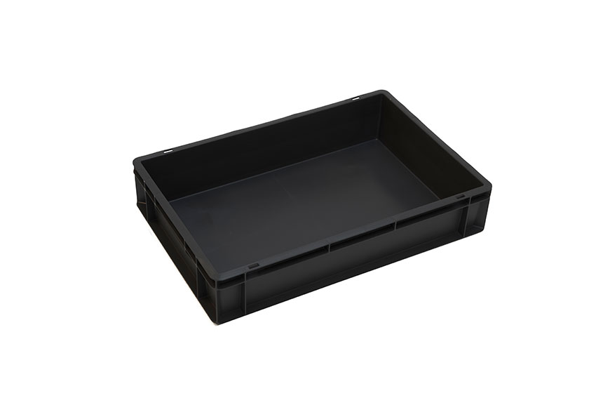 EN Stacking bin Budget Recycled 20l - 600x400x120mm - closed sides and bottom 