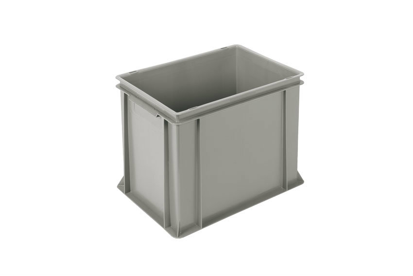 EN Stacking bin Classic 31l - 400x300x320mm - closed sides and bottom - closed handles 