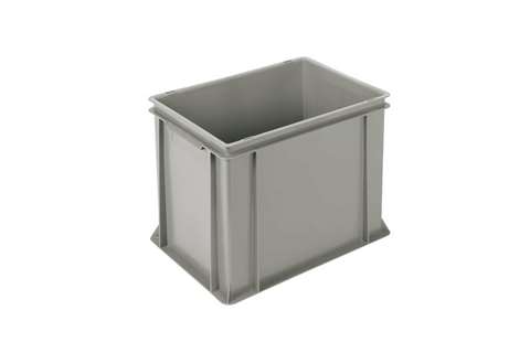 EN Stapelbak Classic 31l - 400x300x320mm - gesloten wanden en bodem - gesloten handvaten