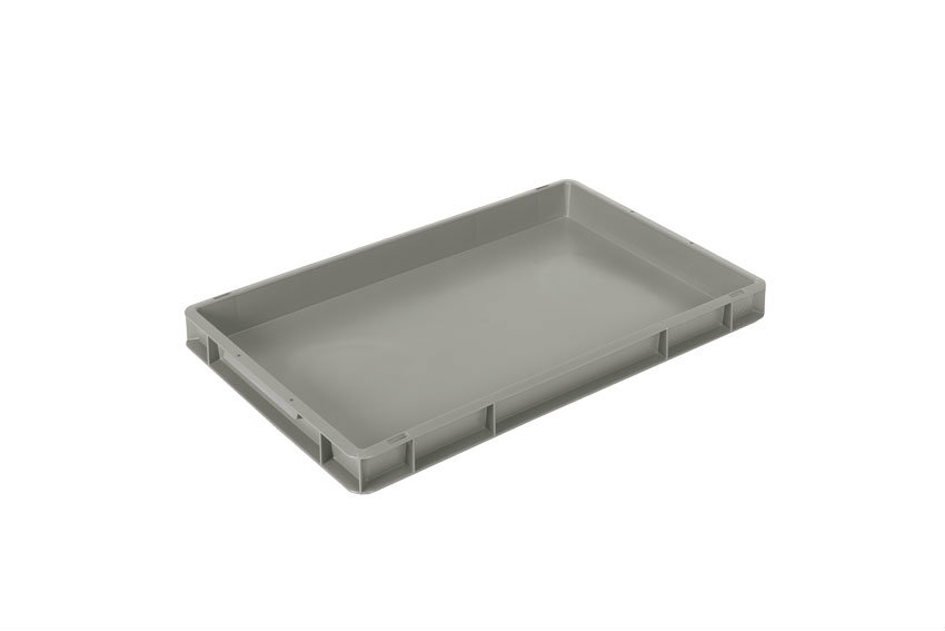 EN Stapelbak Classic 9l - 600x400x50mm - gesloten wanden en bodem - gesloten handvaten 