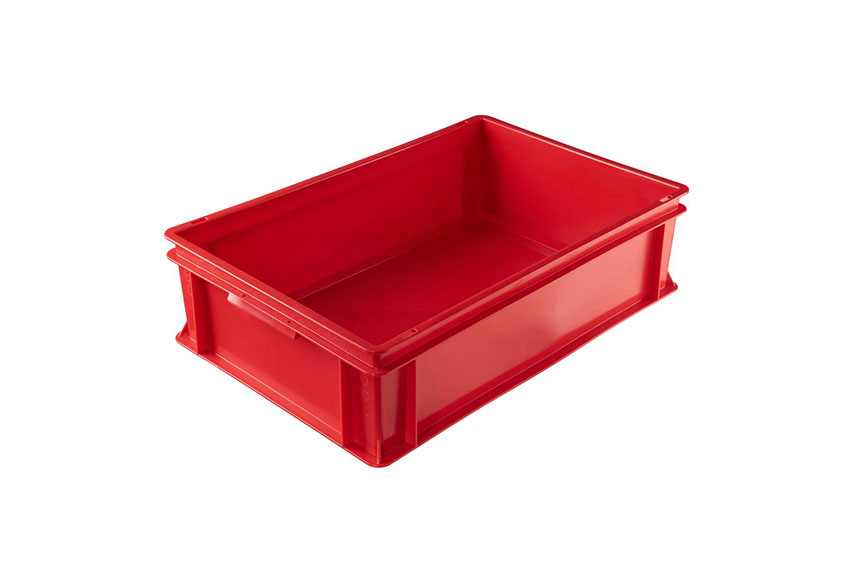 EN Stacking bin Classic 23l - 600x400x120mm - closed sides and bottom - closed handles 