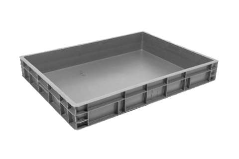 EN Bac gerbable Classic 45l - 800x600x120mm - parois et fond fermés - poignées fermées