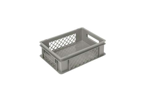 EN Stapelbak Classic 11l - 400x300x120mm - geperforeerde wanden en gesloten bodem