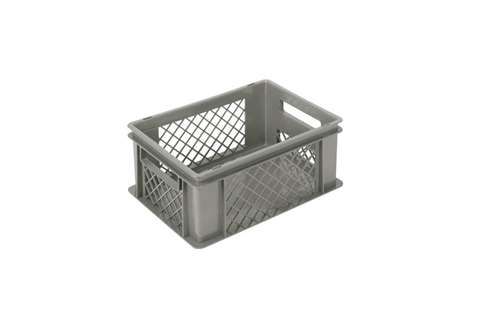 EN-Stapelbehälter Classic 16l - 400x300x170mm - Perforierte Wände und geschlossener Boden