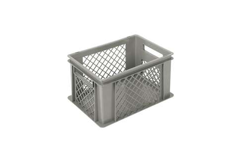 EN-Stapelbehälter Classic 21l - 400x300x220mm - Perforierte Wände und geschlossener Boden