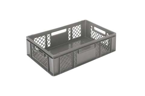 EN Bac gerbable Classic 29l - 600x400x150mm - parois perforées et fond fermé