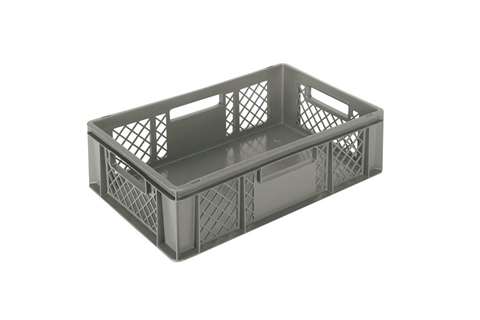 EN Bac gerbable Classic 33l - 600x400x170mm - parois perforées et fond fermé